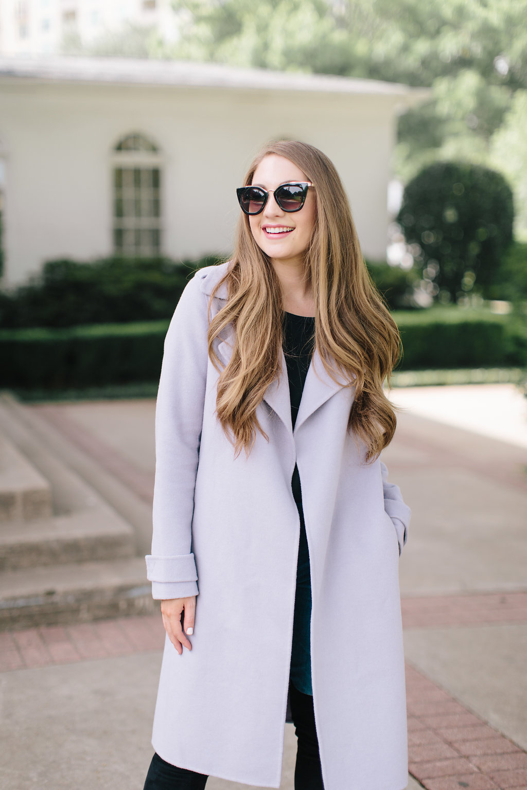 Lilac trench coat | Miss Madeline Rose