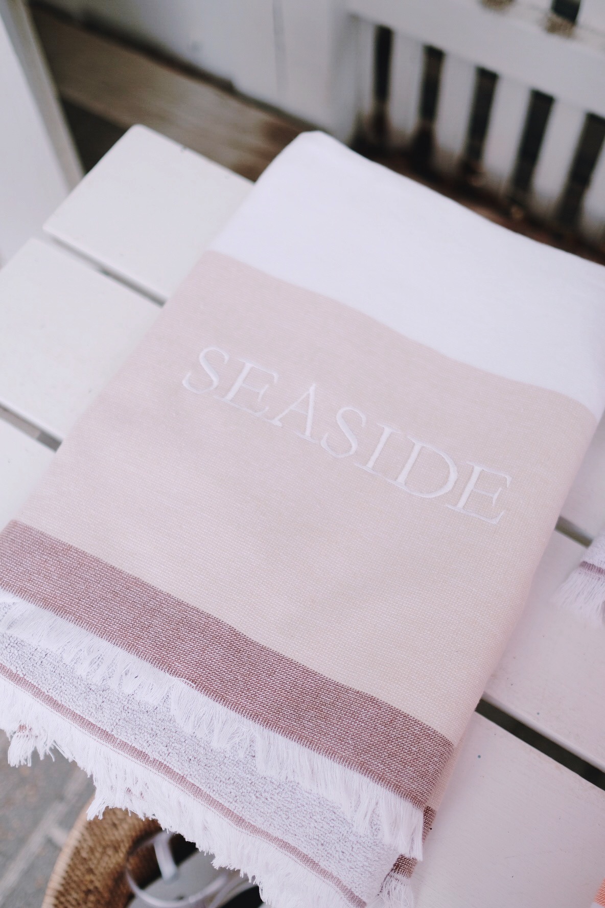 Seaside beach towel | Miss Madeline Rose