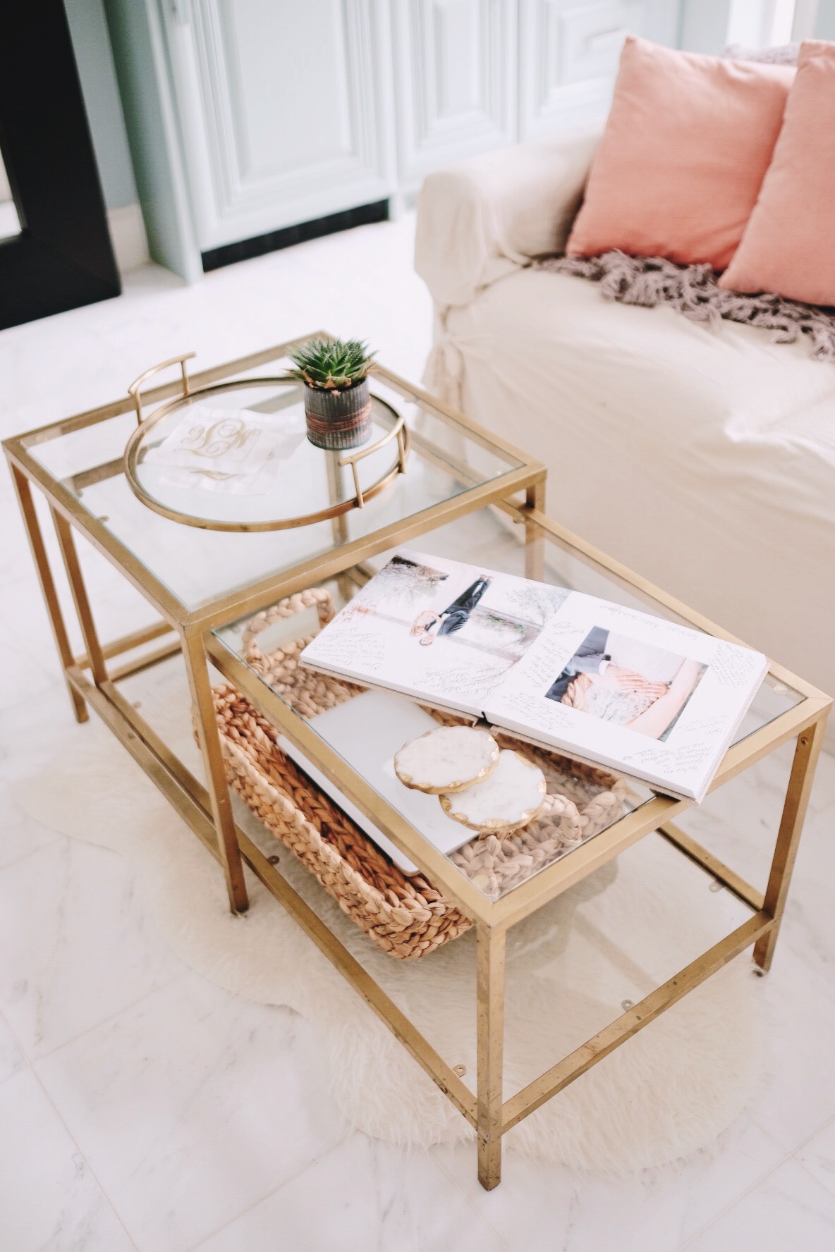 Coffee table decor | Miss Madeline Rose