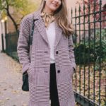 Plaid coat for fall | Miss Madeline Rose