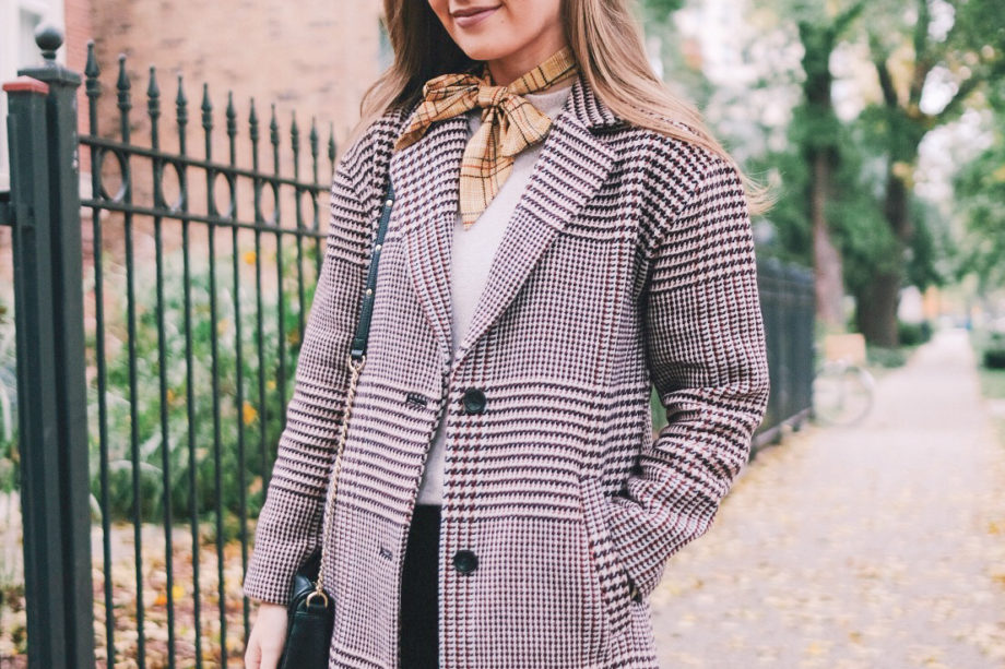 Plaid Coat for Fall | Miss Madeline Rose