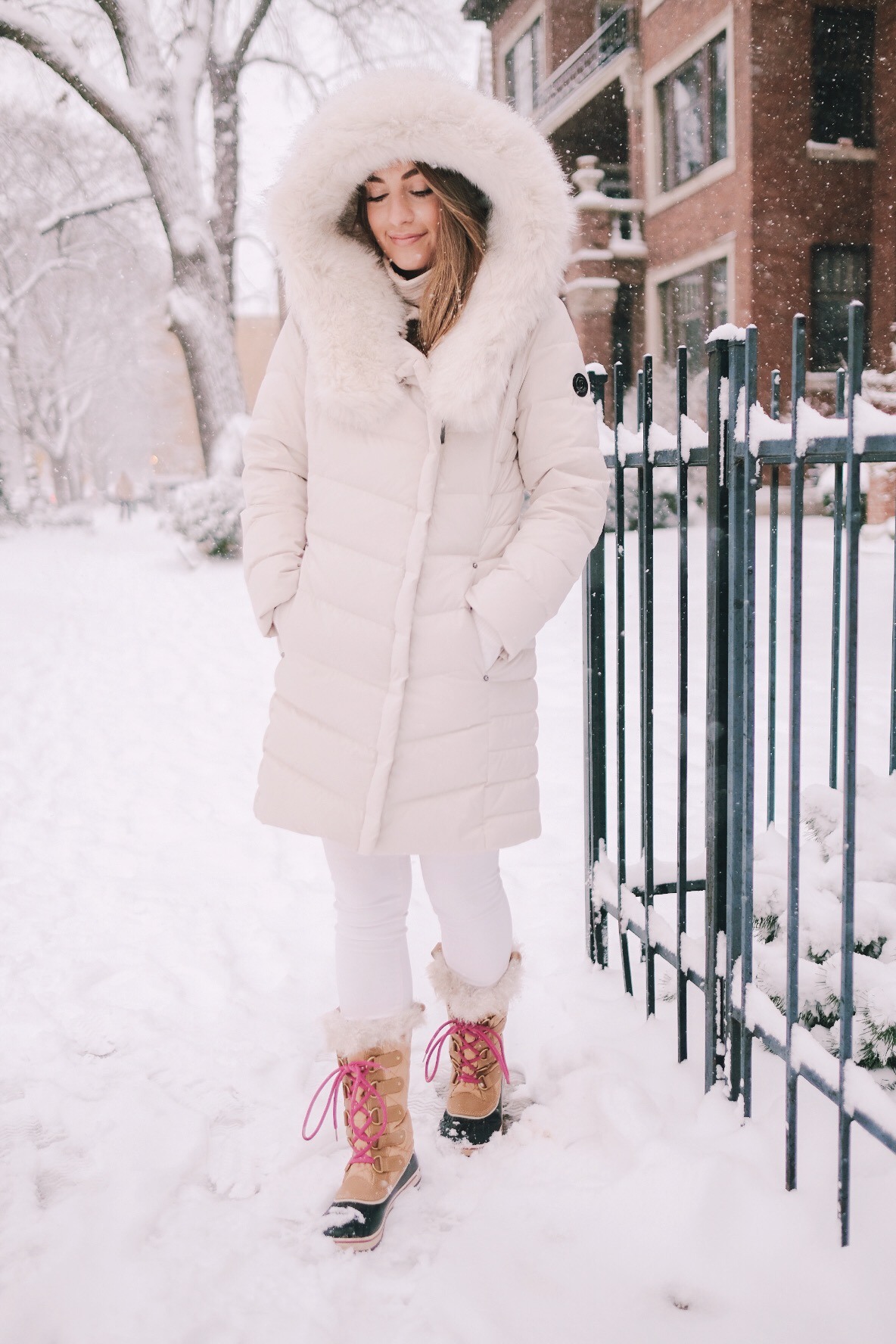 The perfect parka for a Chicago winter | Miss Madeline Rose