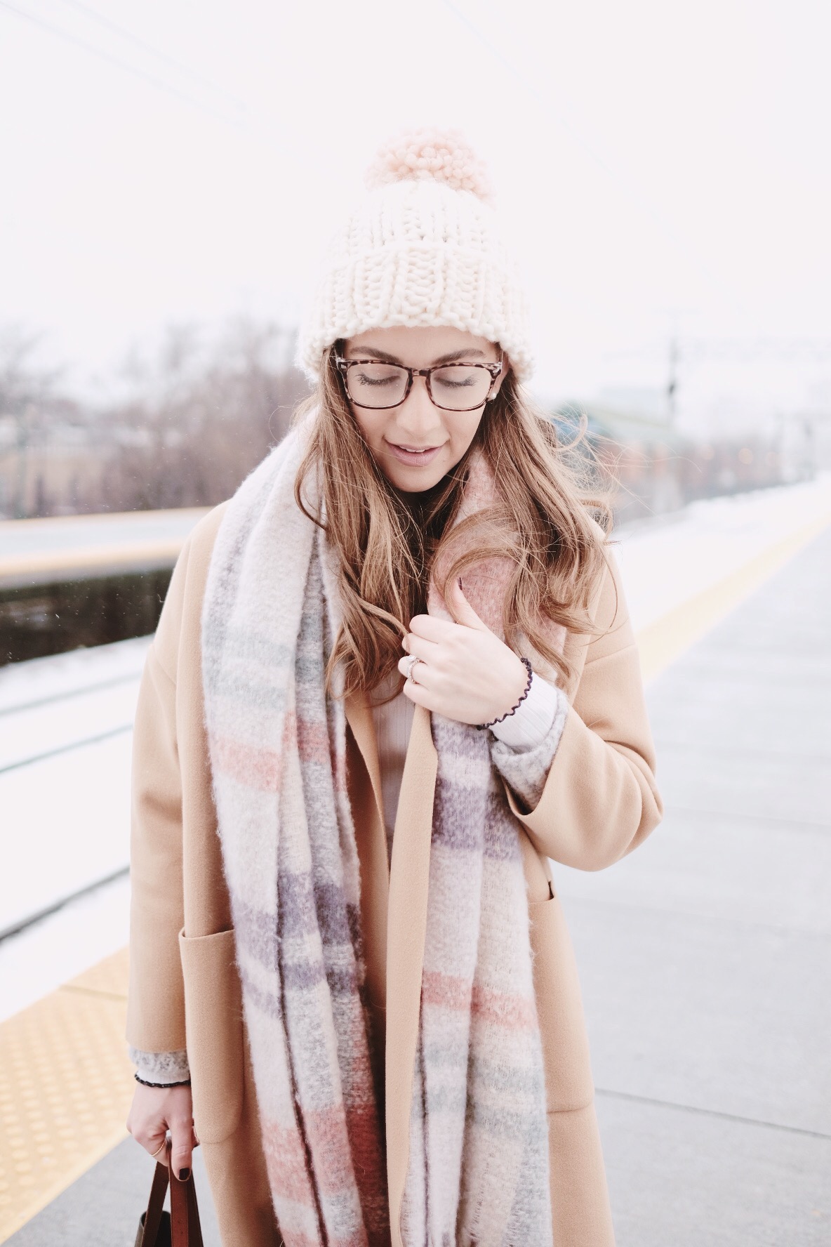 Cozy plaid scarf | Miss Madeline Rose