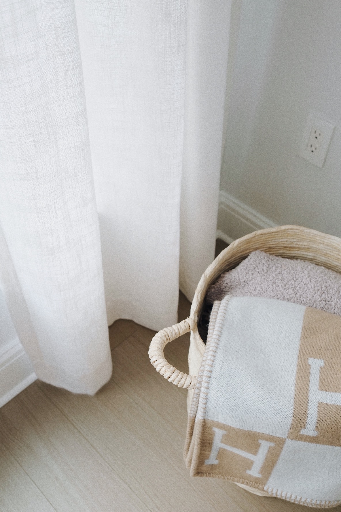 Faux linen curtains | Miss Madeline Rose